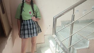 Indian Hot Beautiful College Girl Boy Gift Condom Packet Saara Seduce with Your Creamy Pussy Suck Her Dick Close up in Hindi