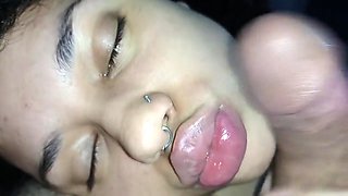 Big Load Of Cum On Naughty Bitch Face