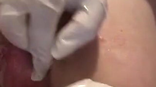 Busty mature brunette hard analized and double fist fucked