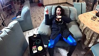 Smoking Blowjob, Cameltoe Tease & Double Cum On My Downjacket 331