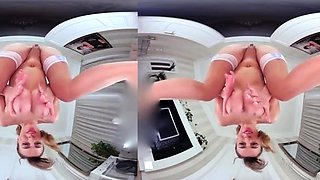 VR Big Tits Fetish - horny slut with monster tits teasing