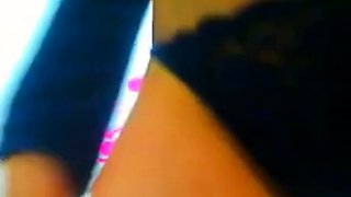 Blonde British Webcam Girl Squirts Milk