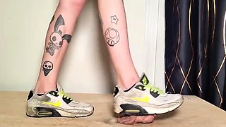 Nike Air Max Cock Crush And Hard Shoejob With Cum i Jay