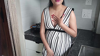 Sexy Indian Step Sister Hardcore Hot Sex with Her Step Brother in kitchen