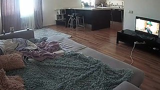 Sexy amateur blonde Russian web cam girl sucking on her toy