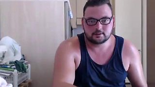 Amateur couple make love in the kitchen