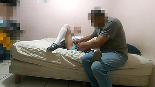 with a first-time Mexican schoolgirl, a student at a technical school in Sinaloa