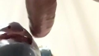 I'm Sucking This Big Cock with Passion Until He Cums on My Mouth