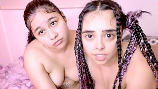 Lesbian GF Mirai Teases Small Cock While Eating Pussy - CuttieJennie