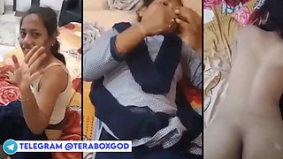Timid Odia School Woman Having Joy With Paramour In Guest room