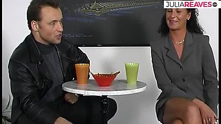 Redhead MILF Jean Pallett Sucks Huge Dick For Massive Cum In Mouth Cumshot