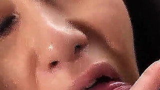 Japan Milf with Extremely Hairy Pussy gives Blowjob to Stranger