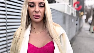 Busty amateur blonde gf hardcore sex with her bf