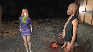 Sexy Redhead Daphne Pounded by a Big Old Cock