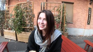 Brunette couple enjoys intimate moments with Porno Dan