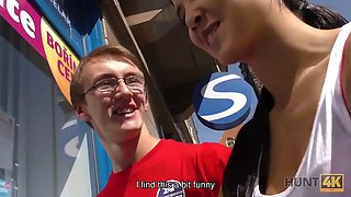 Hunt4k. amazed cuckold watches gf's xxx for currency with another boy