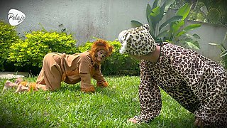 Outdoor dirt with magnificent Lioness from Pelaje Mix