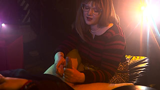 MEDICAL EXAM ENDS IN HANDJOB AND BIG CUMSHOT