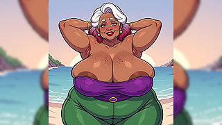 Thick BBW Indian Women at Beach Ai