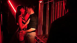 The fantasy of a couple in a swinger club