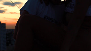 I Give My Girlfriend a Quick Fuck on the Roof of the College