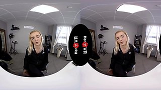 Tyna Gold - First Vr Casting - Petite Blonde Toying
