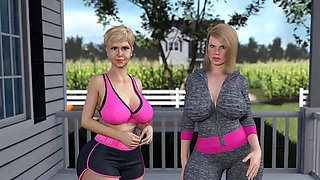 3D anime babe with a big ass and tight fit fulfills your wildest fantasies