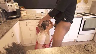 Heidi Blaze Kitchen Fuck with Big Tits and BBC Cumshot