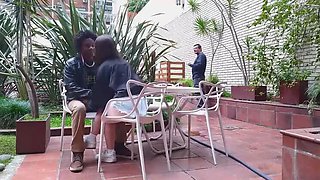 Fefo23x6 Threesome: Latina Babe Swallows BBC Cum in Hardcore Anal Sex