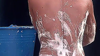 Hot Village Style Bathing, Love Feeling the Breeze Blow on My Juicy Tight Asshole
