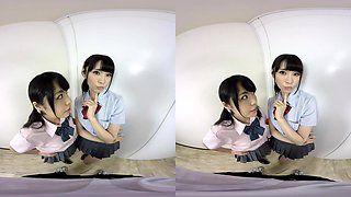 Big Butt Secret Schoolgirl Threesome; Jav Pov