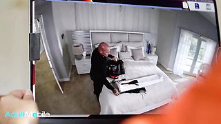 Junoesque Derrick and Melissa's throat fuck video