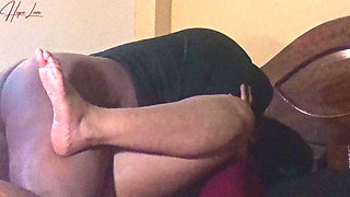 Thick Asian Maid Does Some Overtime Work with Her Owner.