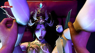 Virtual Glow-up: the Big Boob Temptress - 3D Animation Hentai