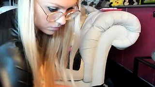 Beautiful Sonya having a horny solo toy masturbation