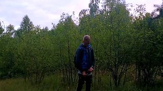 Outdoor Twink Peeing in the Woods
