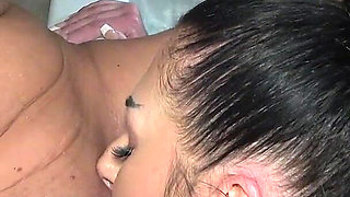 Uncut Hot Threesome Lesbian Sex in a Hot Tub!!