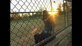 Wet Lesbian Love for Two Young American Blondes