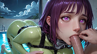 Aqua Ivy Believes the Best Diving Lessons Are Taught up Close - Ai Generated