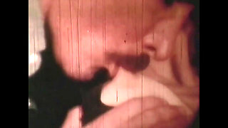 Wild vintage threesome for a nasty bitch