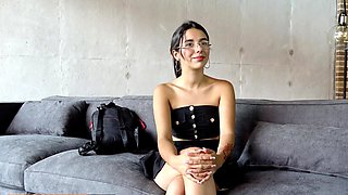 This LATINA TEEN had her first ORGASM