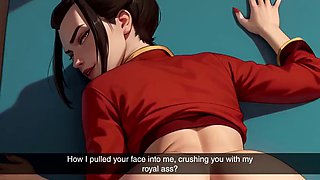 Azula Makes You Her Sex Slave Avatar humiliation, denial, multiple orgasms, feet, riding, creampie, anal