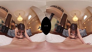 Asian beautiful slut memorable VR porn
