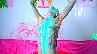 Martina's Nude Rainbow Slimes Wam