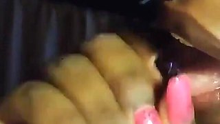 Dr Pussy2 - Short Brunette Gives a Tasty Blowjob with Thick Lips to the White of a Huge 23cm Cock and Is Very Hard While the Cuc