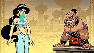 Disney princess trainer in cartoon porn with big boobs and playful anime scenes