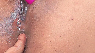 Tight Anal Fetish - Hot Wife Pinki Gets Huge Squirt Orgasm by Anal Fingering and Sex Toy.