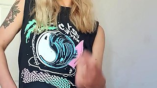 Blonde teen slavegirl Chaos tit tormented to tears