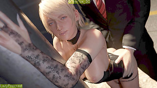 Final Fantasy XV FF15 - Lunafreya Car Ver 2 Full Remix Color WM (Sound) By LazyProcrast Animation 3D Hentai