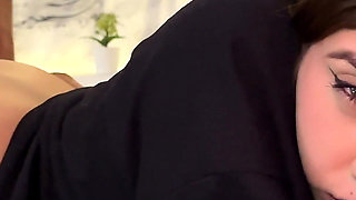 POV I Fuck My Big-tits Goth Friend for the First Time in Exchange for Helping Me with Chores POV Ends up in Real Sex